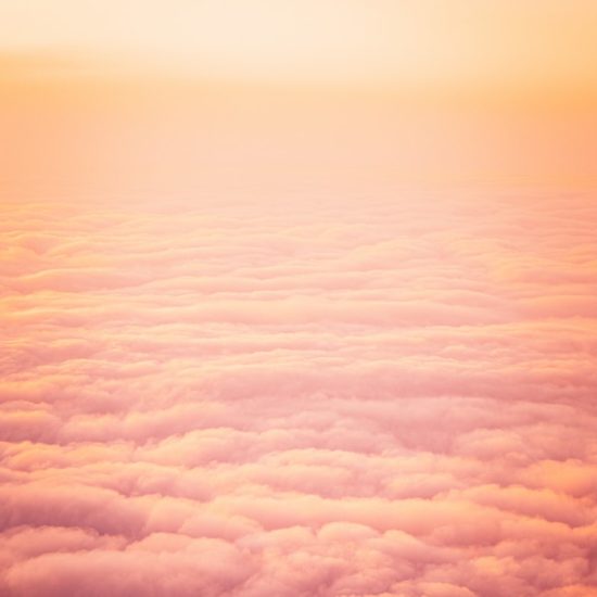 white clouds and blue sky